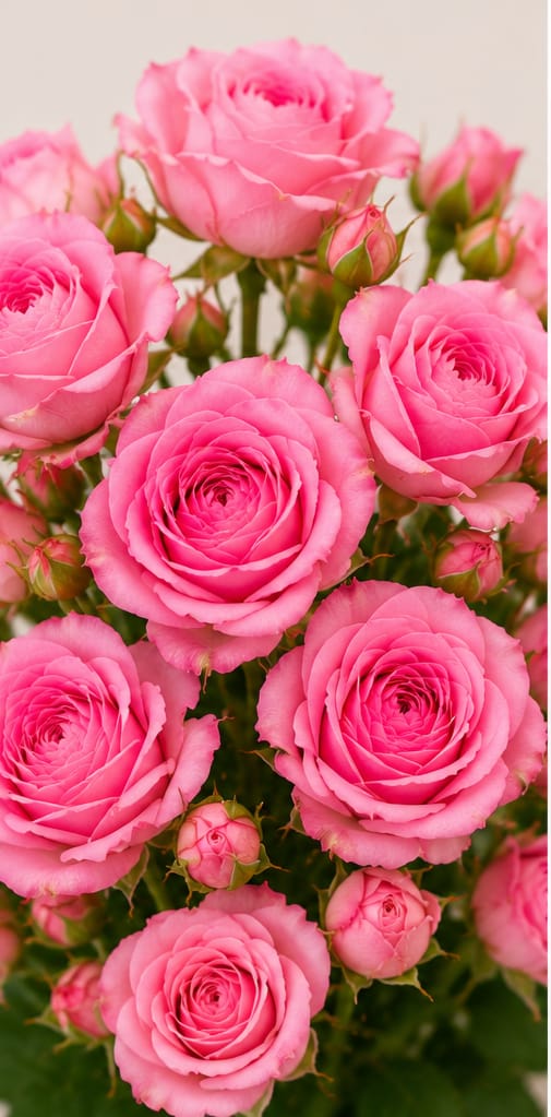 Spray rose — Bright pink