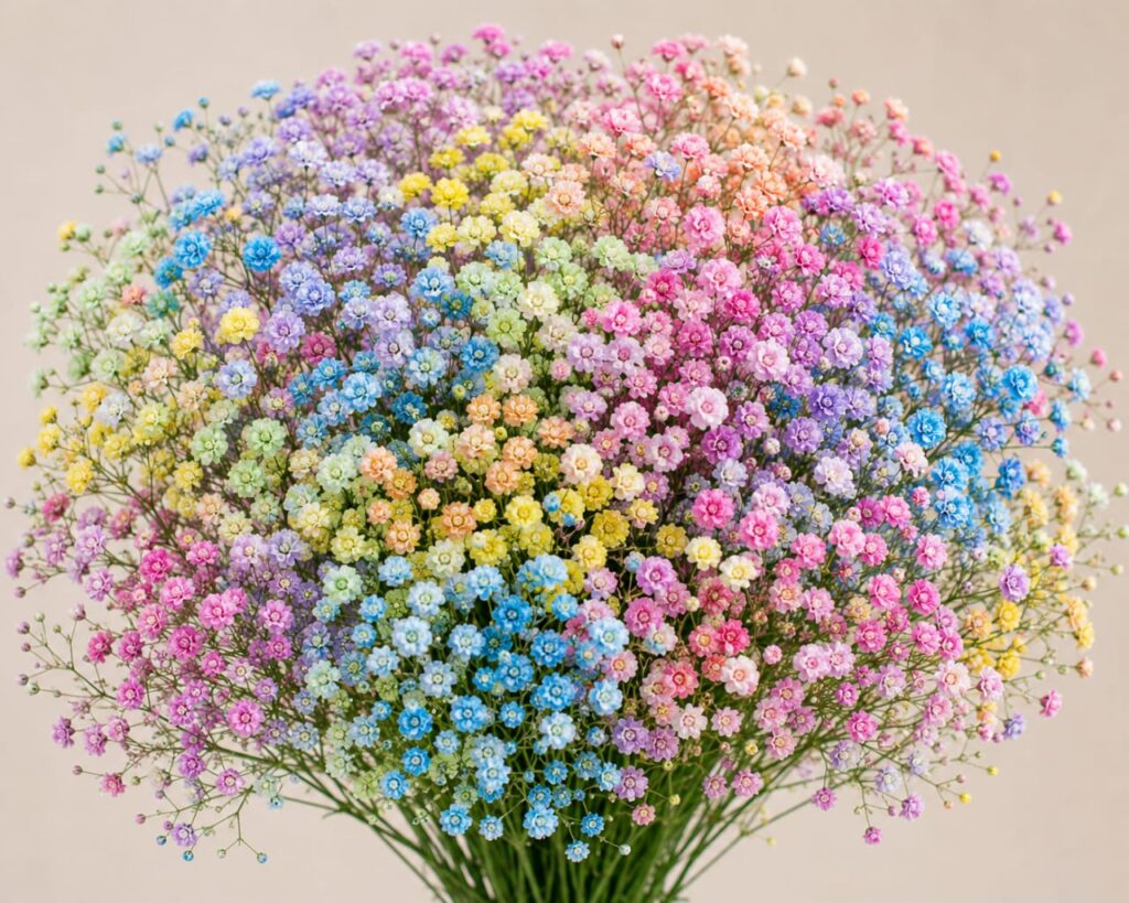 Gypsophila — Rainbow pastel